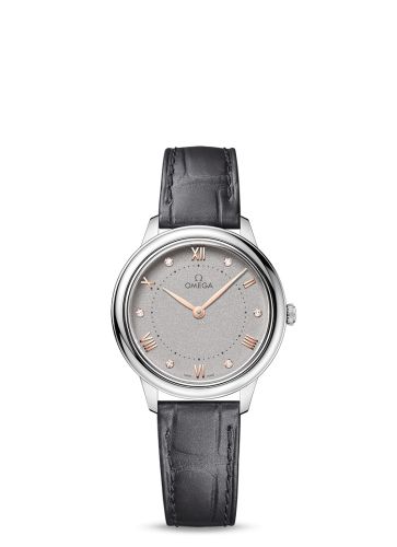 Omega De Ville Quartz 30 Stainless Steel / Grey - Diamond